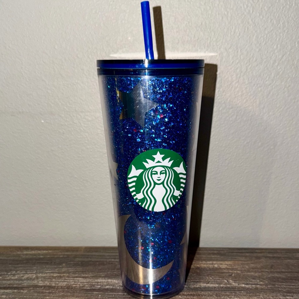 Disneyland "Wishes Come True" Blue Starbucks Venti Tumbler